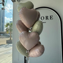 9 Mix Pink Beige Foil Balloon 