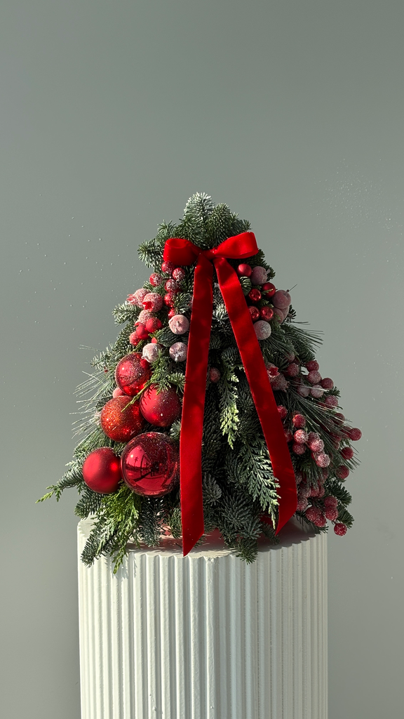 Red Christmas Tree Small