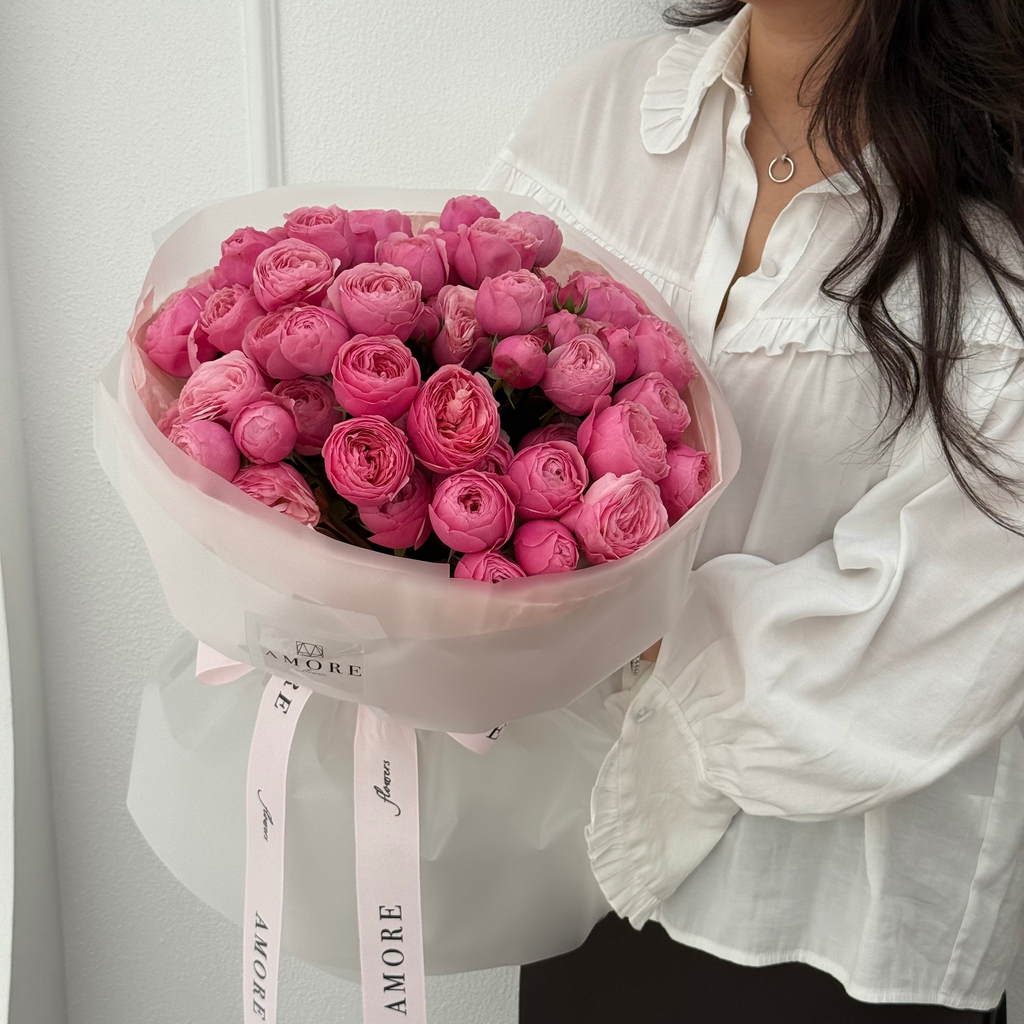 15 Silva Pink Mono Bouquet