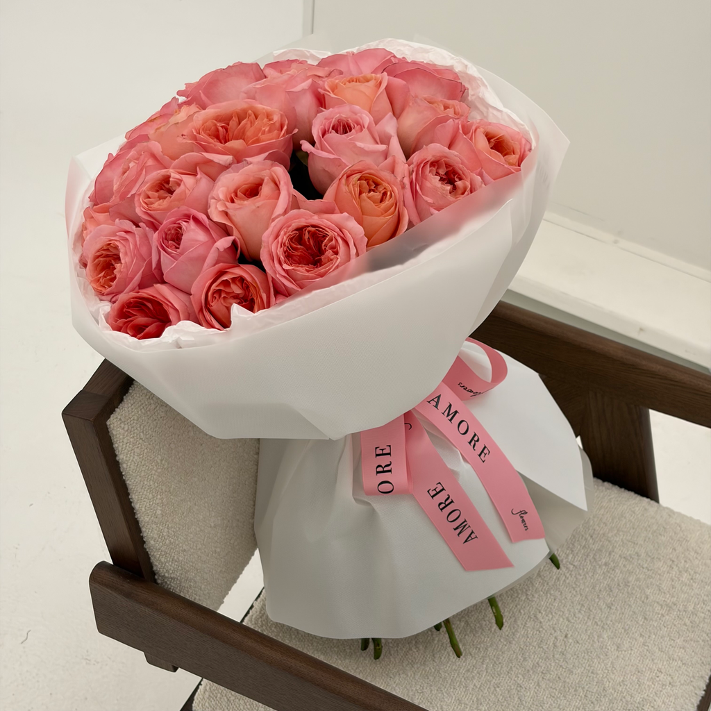 25 Pink Expression Roses Mono