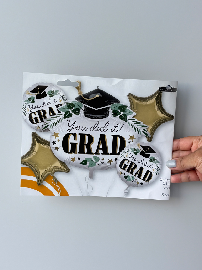 Graduation Balloon Set - Black