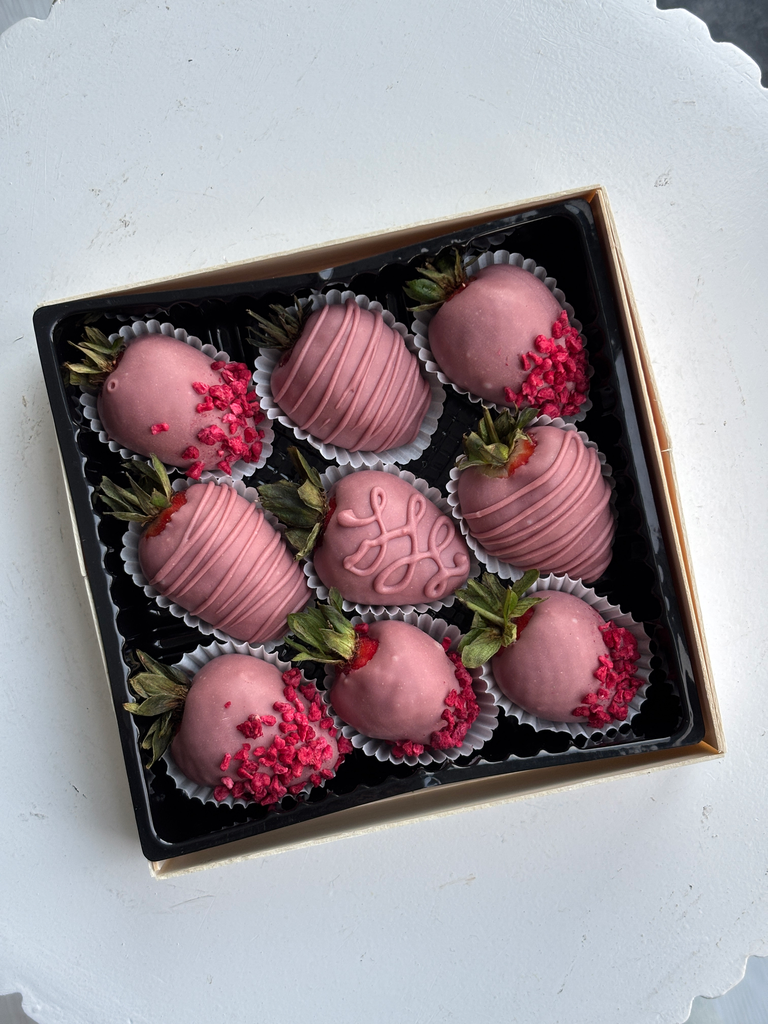 9 pcs set Strawberry in Chocolate set