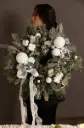 "Winter Pearl" Wreath (large)