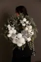 "Winter Pearl" Wreath (small)